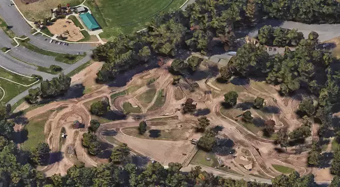 The Wick 338 Motocross Track Photogrammetry Scan