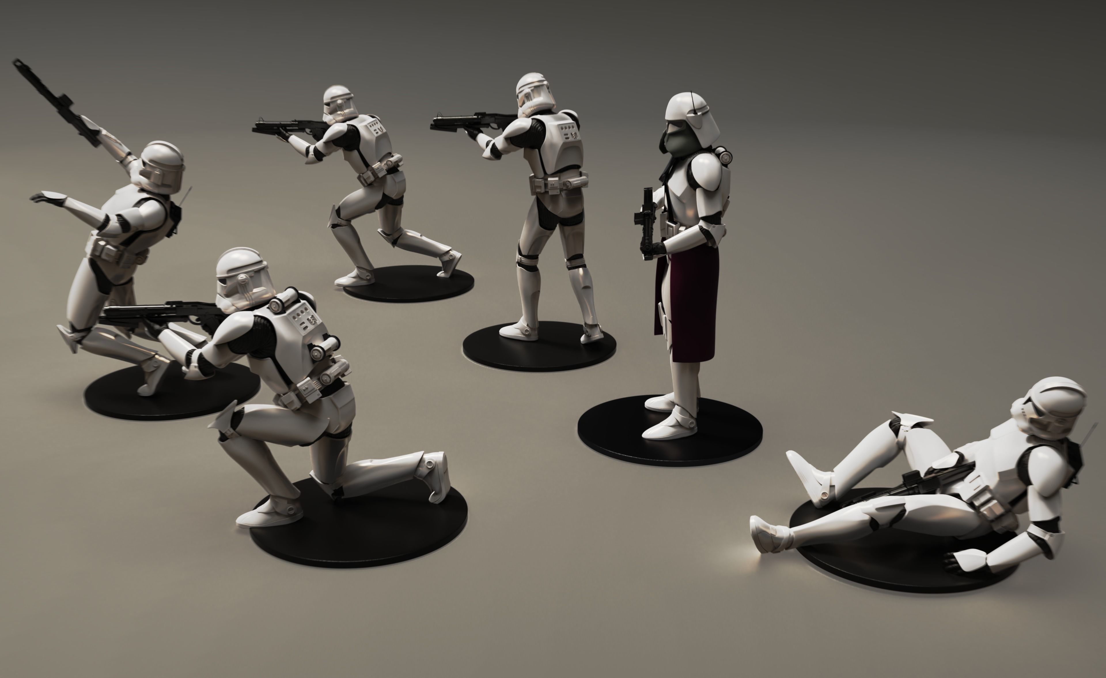 star wars 3d printable clone legion pack 3 3D print model_4