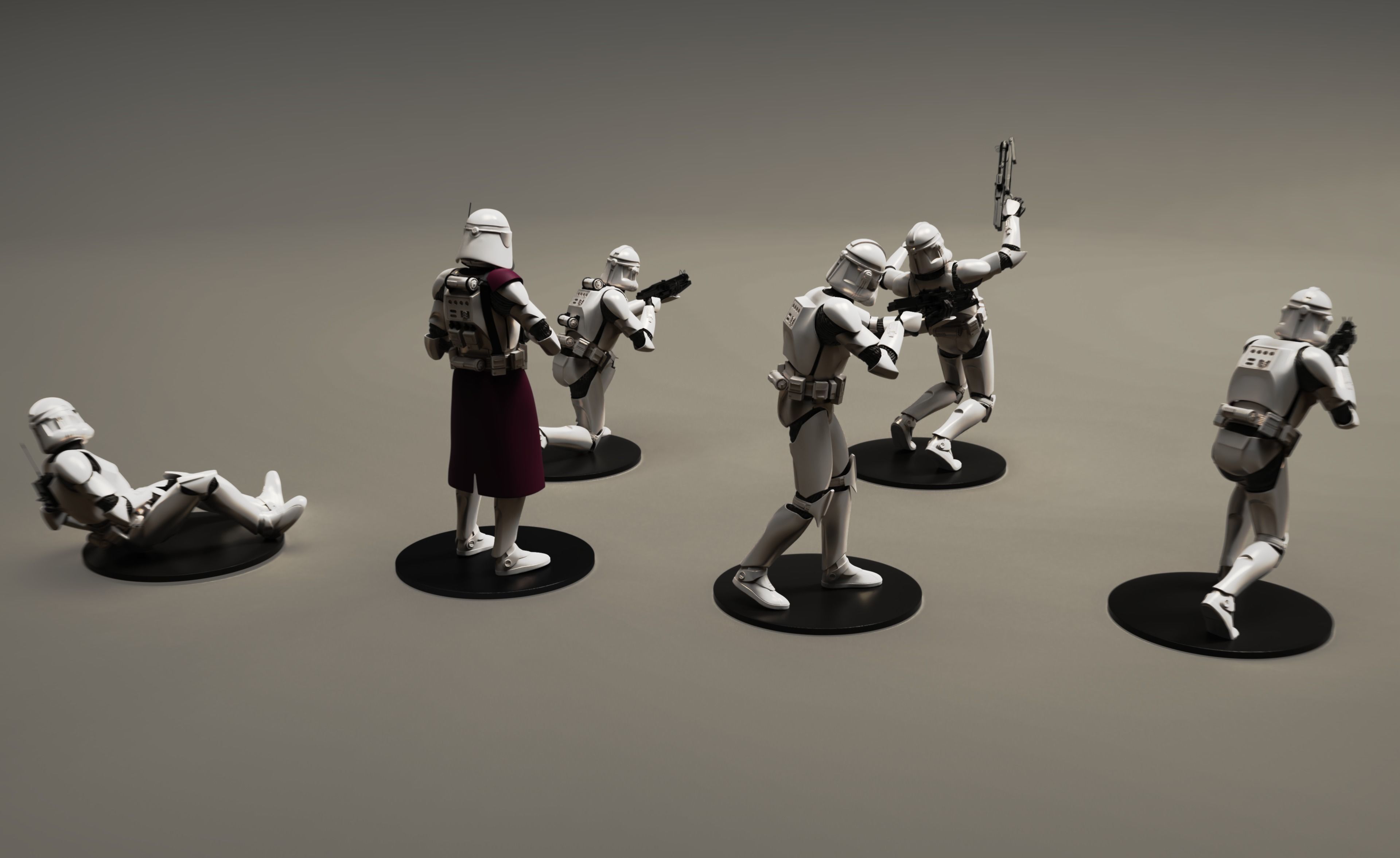 star wars 3d printable clone legion pack 3 3D print model_2