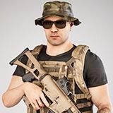 Casual Soldier 05 Low-poly 3D model_5