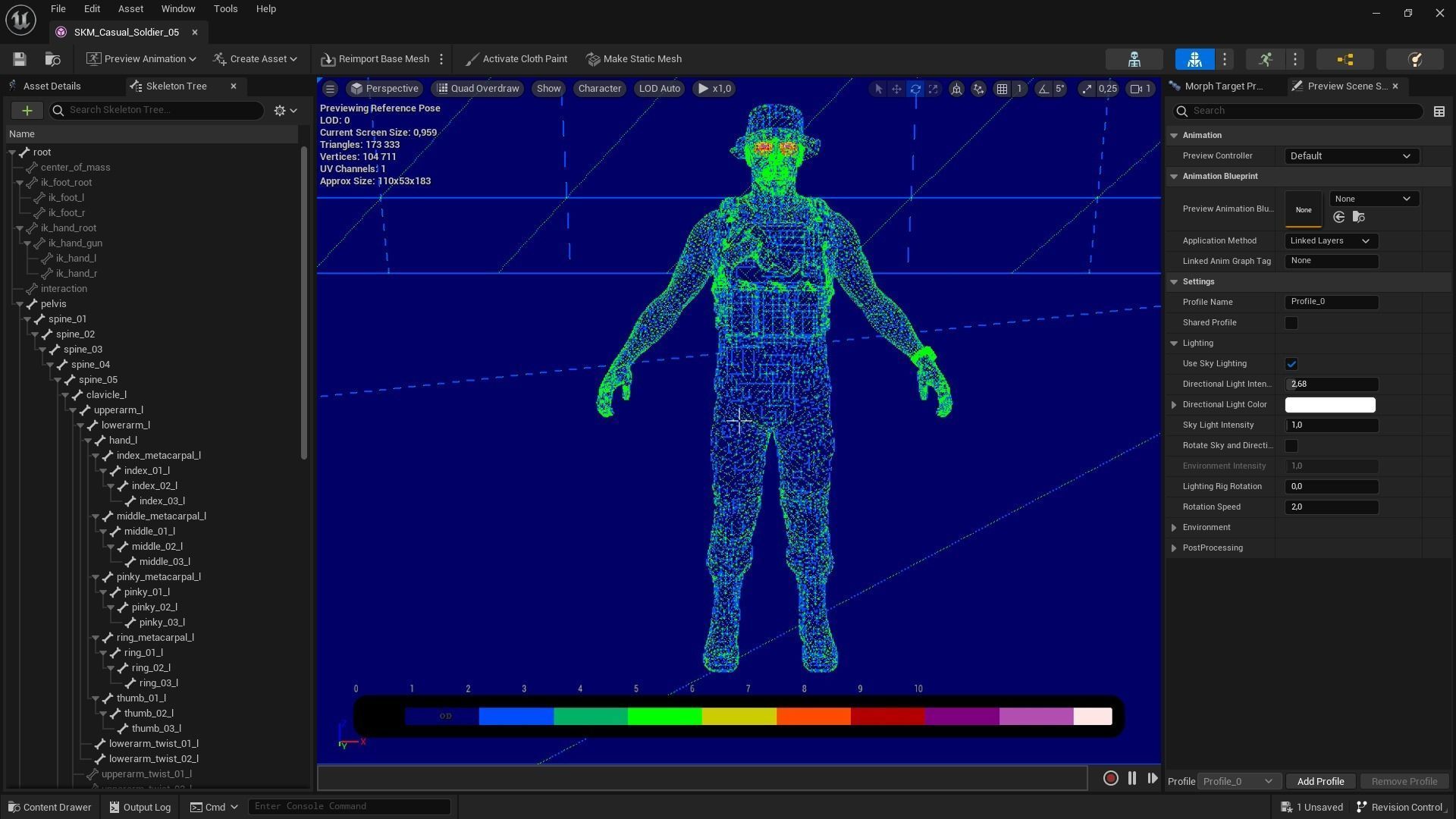 Casual Soldier 05 Low-poly 3D model_4