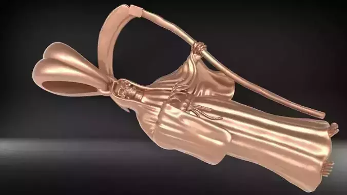 Santa Muerte Holy Death Grim Reaper Necklace Pendant Jewelry