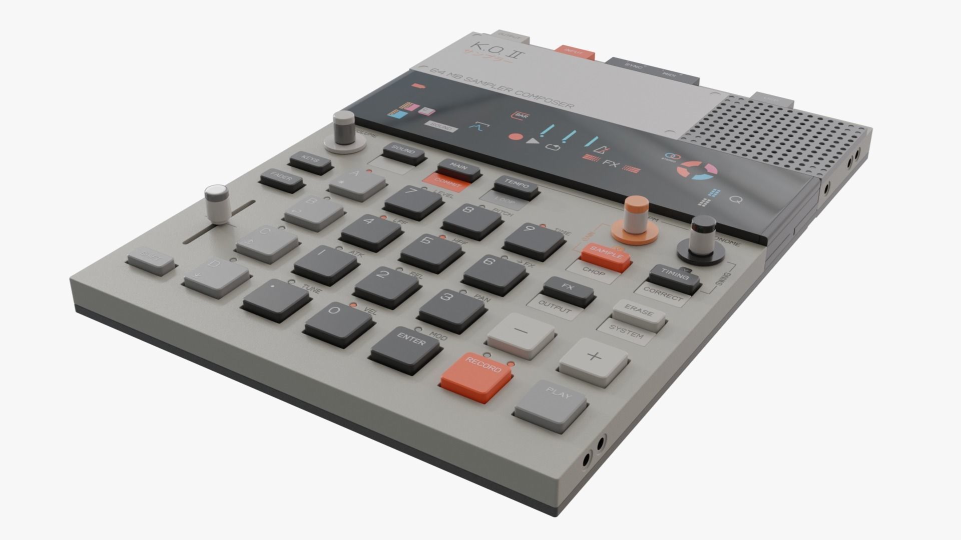 teenage engineering EP133 KO II 3D model_3