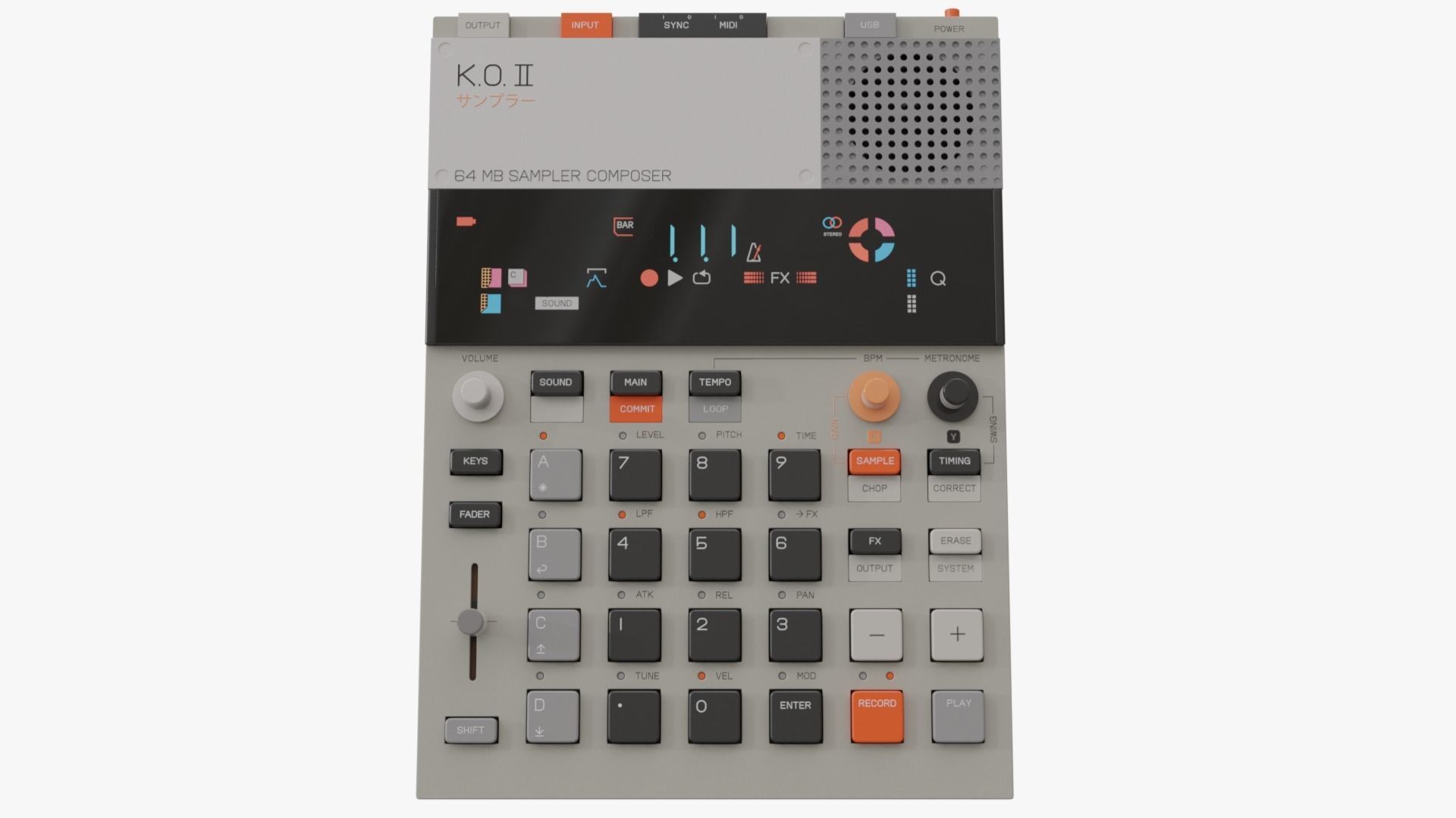 teenage engineering EP133 KO II 3D model_1