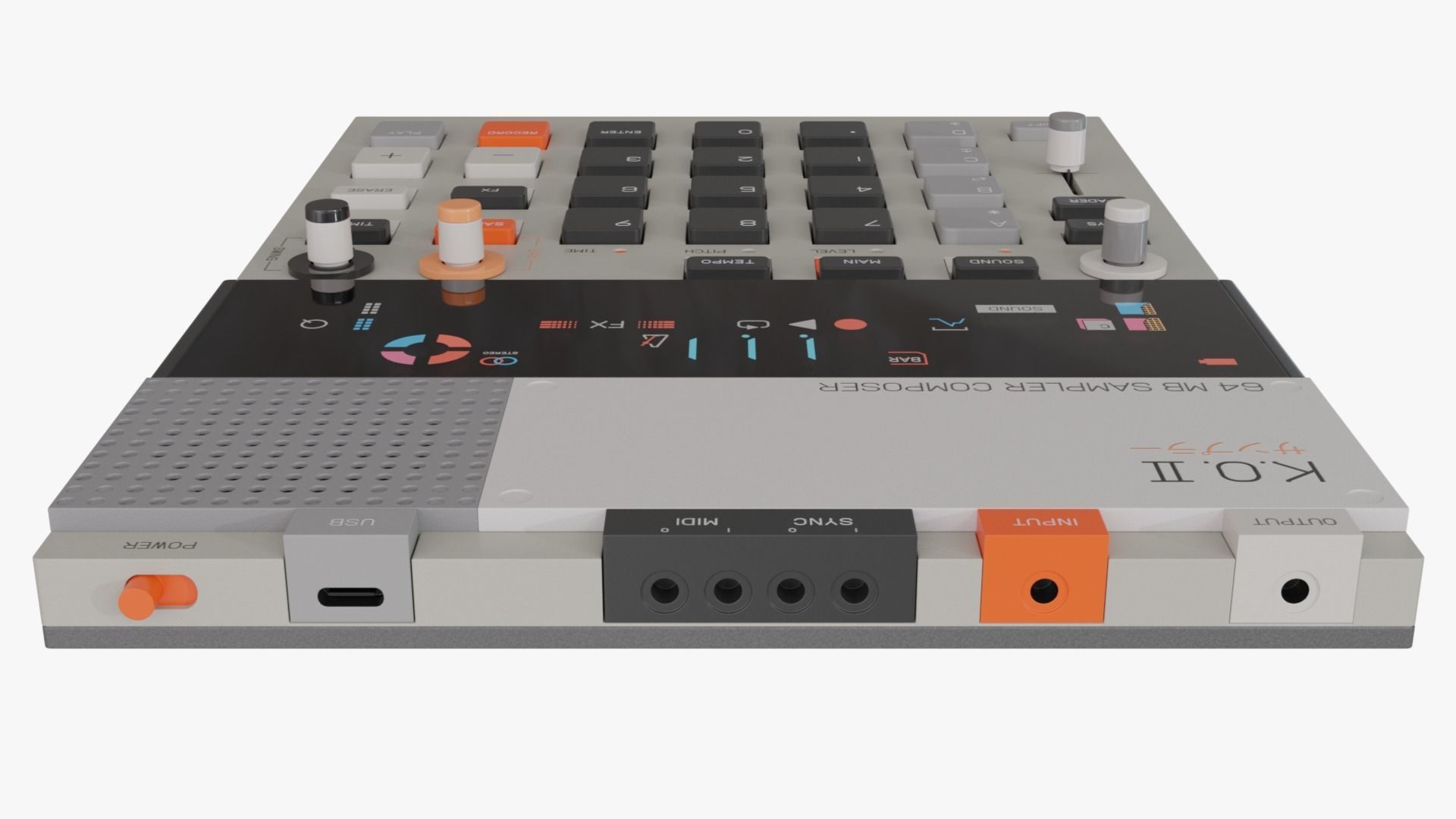 teenage engineering EP133 KO II 3D model_8