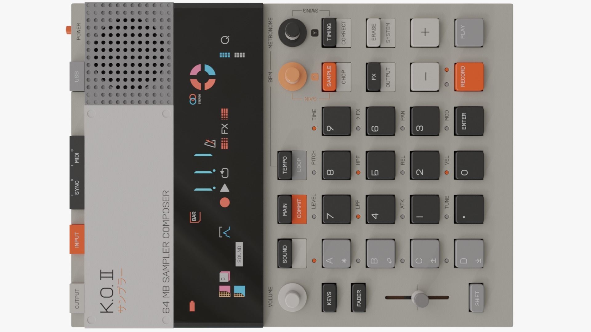 teenage engineering EP133 KO II 3D model_2