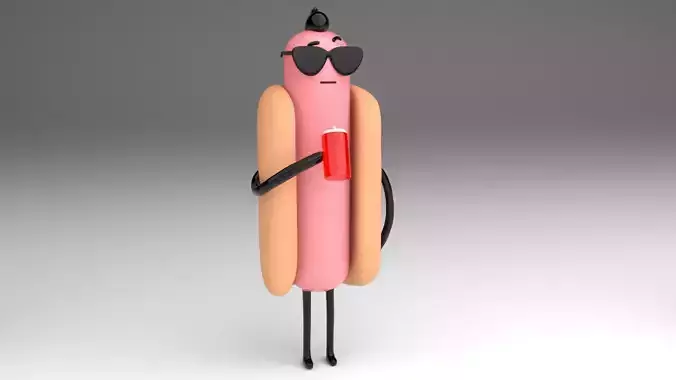 PERRITO CALIENTE - HOTDOG 3D 3D print model