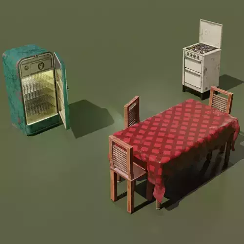 Old horror-style Kitchen