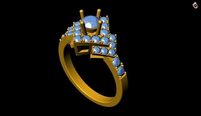 Girl Ring 3D print model