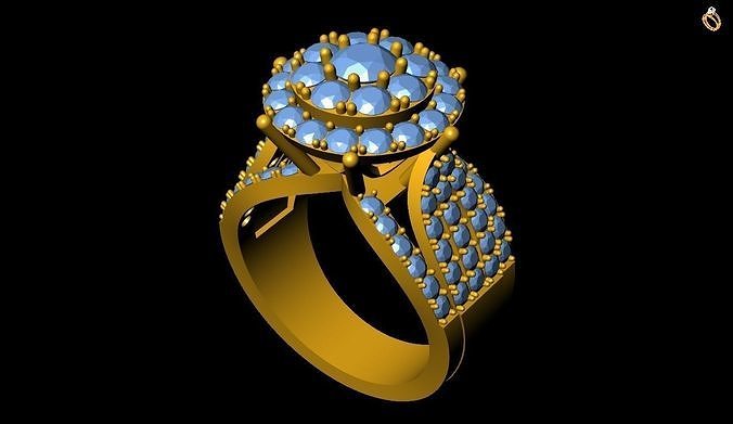 Girl Ring 3D print model