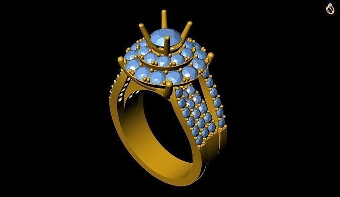 Girl Ring 3D print model