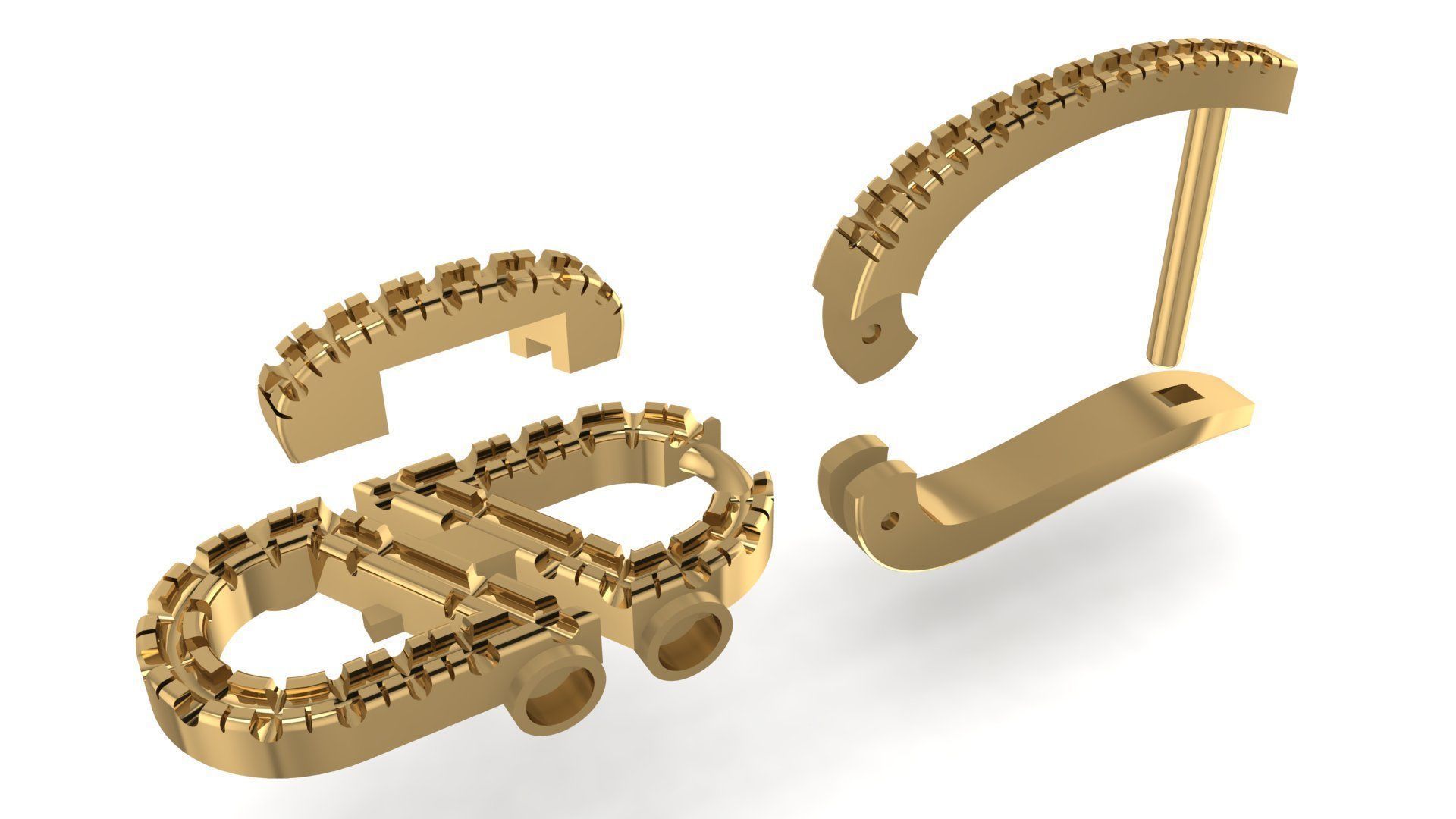 Earring 3D print model_4