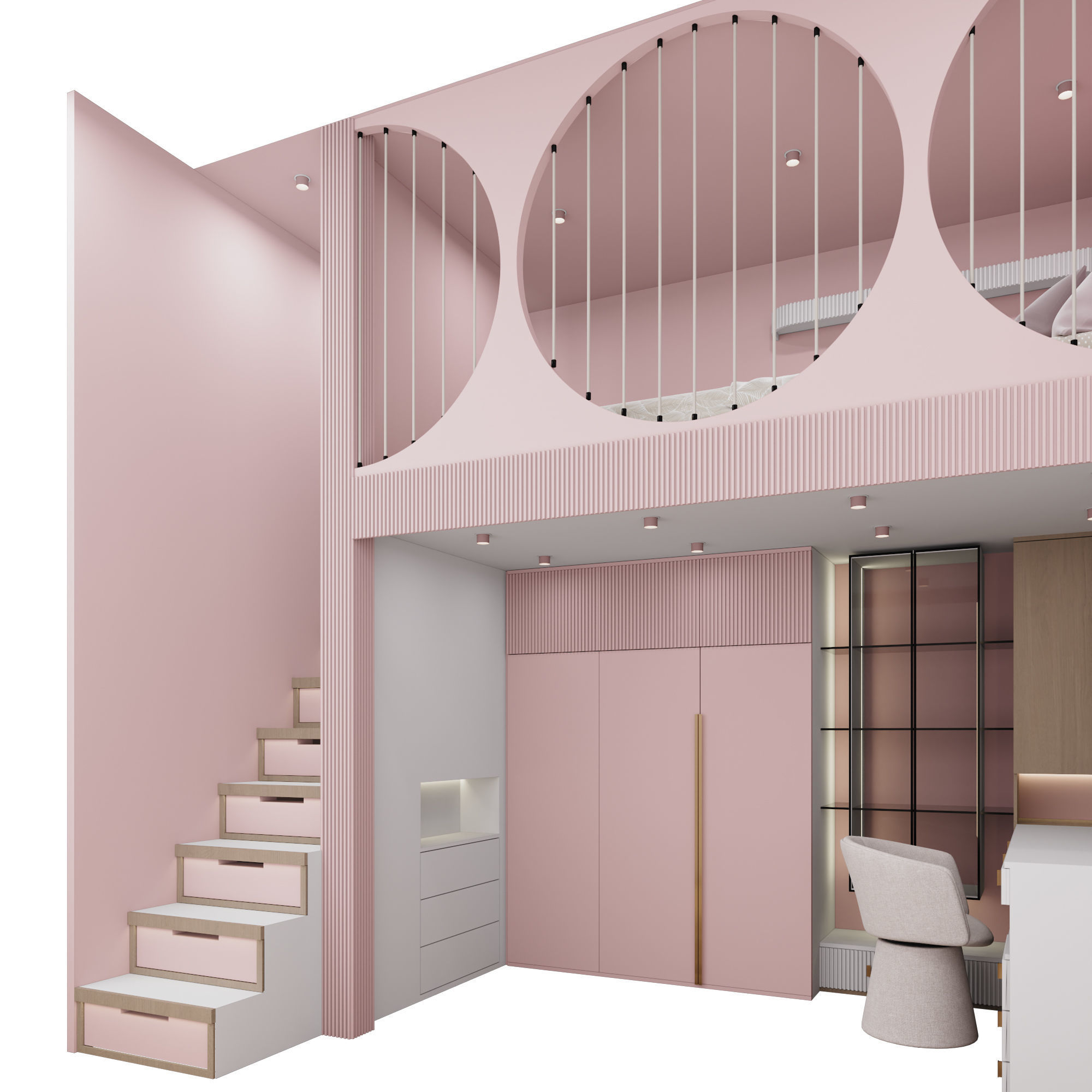 Childrens furniture 1 3D model_2