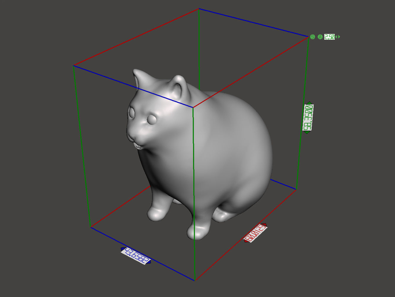Huh confused cat meme 3D print model_1
