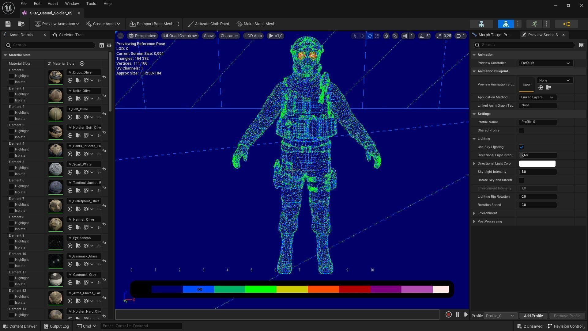 Casual Soldier 09 Low-poly 3D model_4