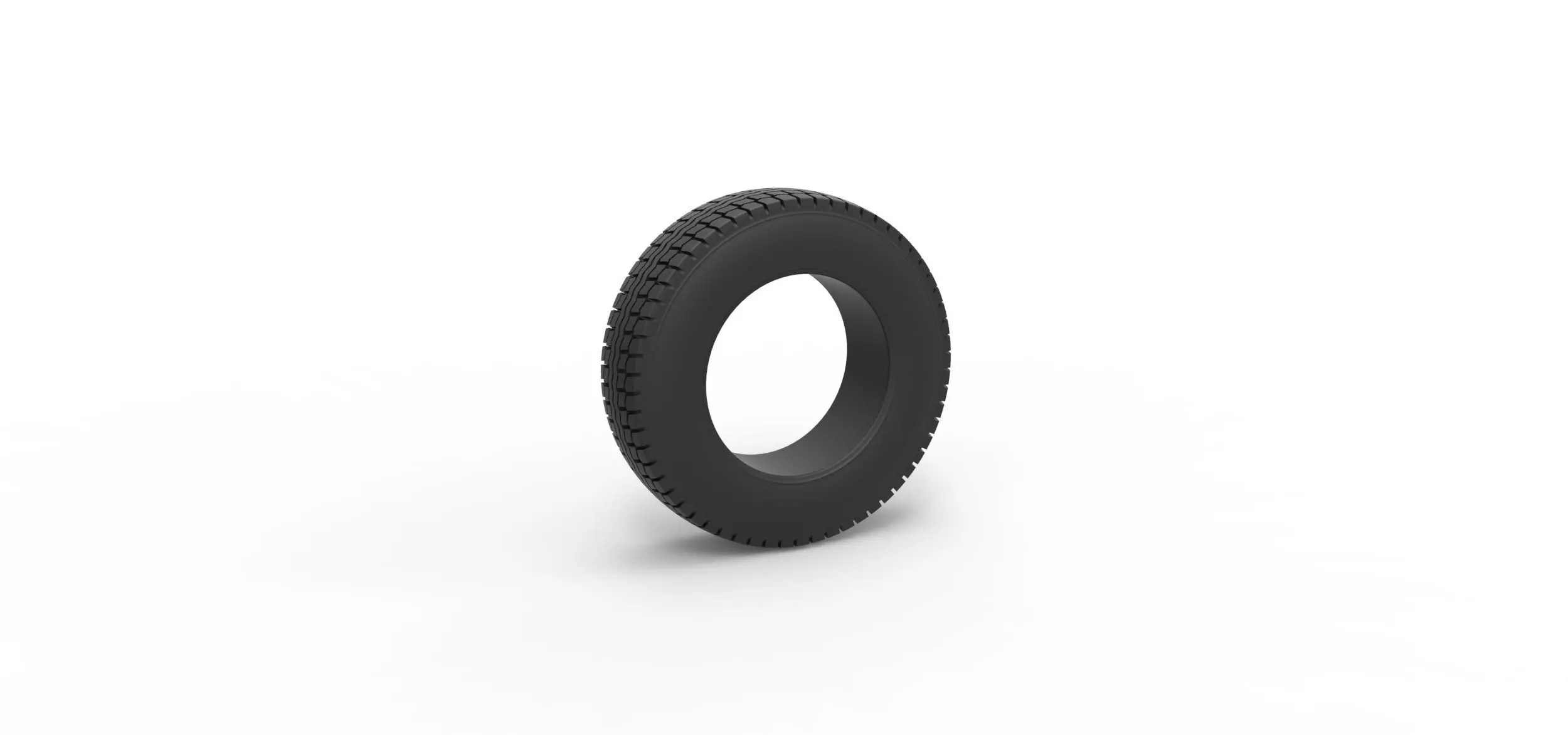 Tire of Pickup Truck Scale 1 to 25 3D print model_0