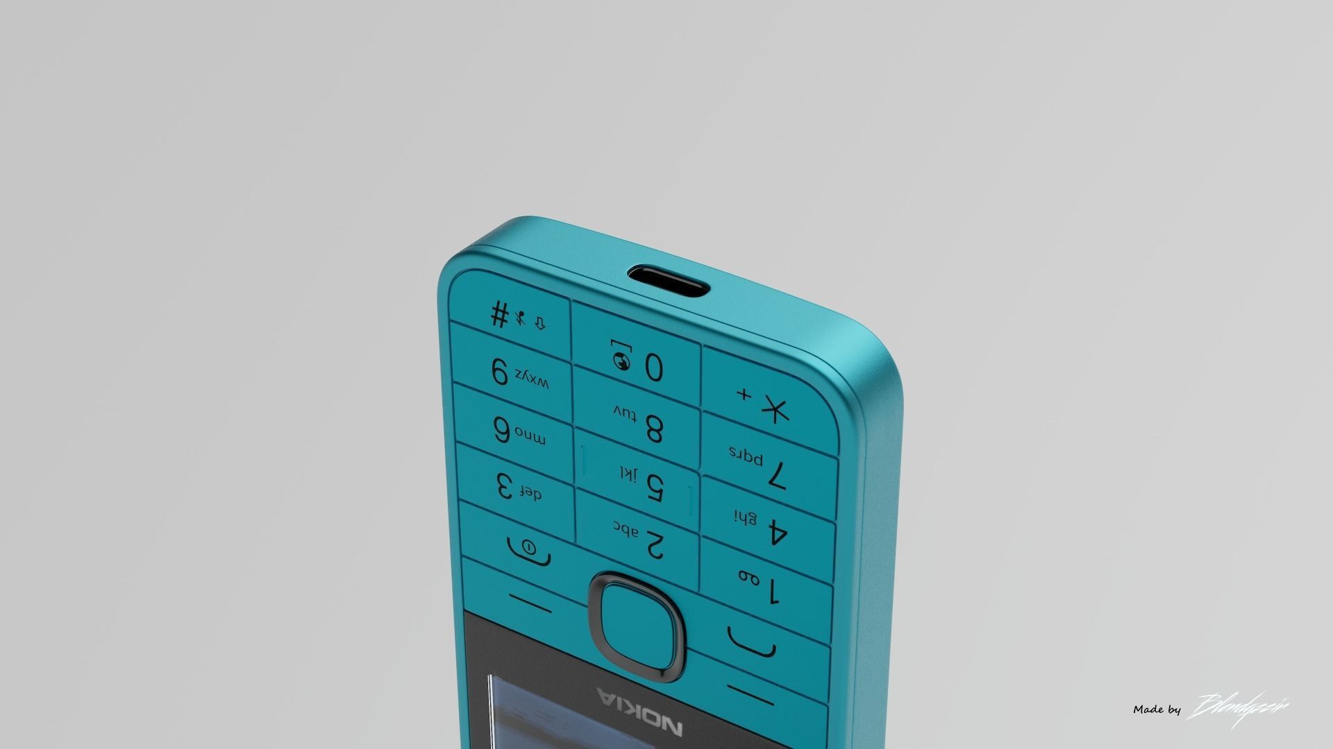 NOKIA 235 4G 2024 3D model_9