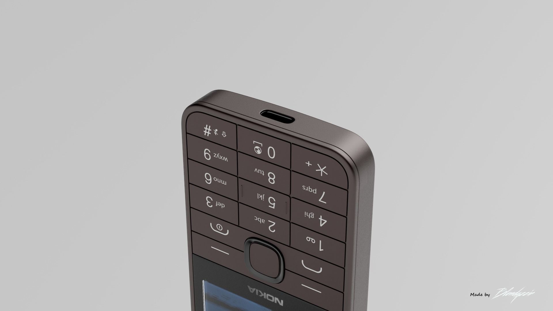 NOKIA 235 4G 2024 3D model_19
