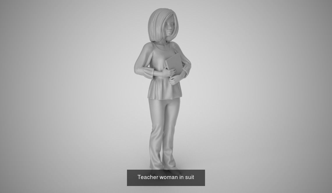 Jobs and Professions 3D Model Collection_9