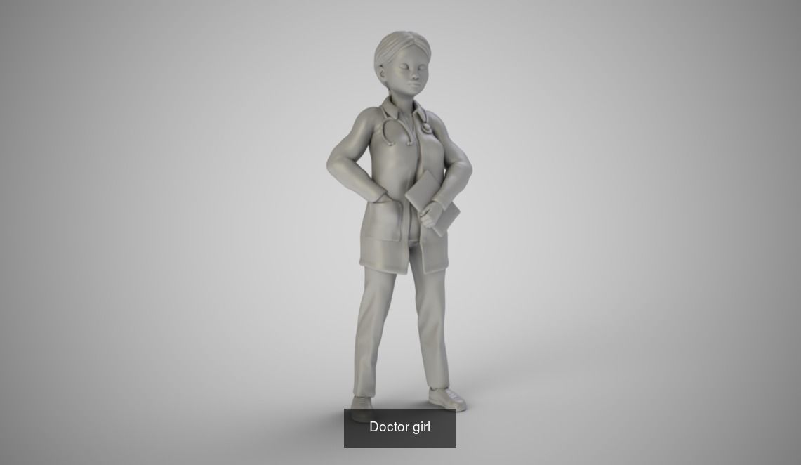 Jobs and Professions 3D Model Collection_3
