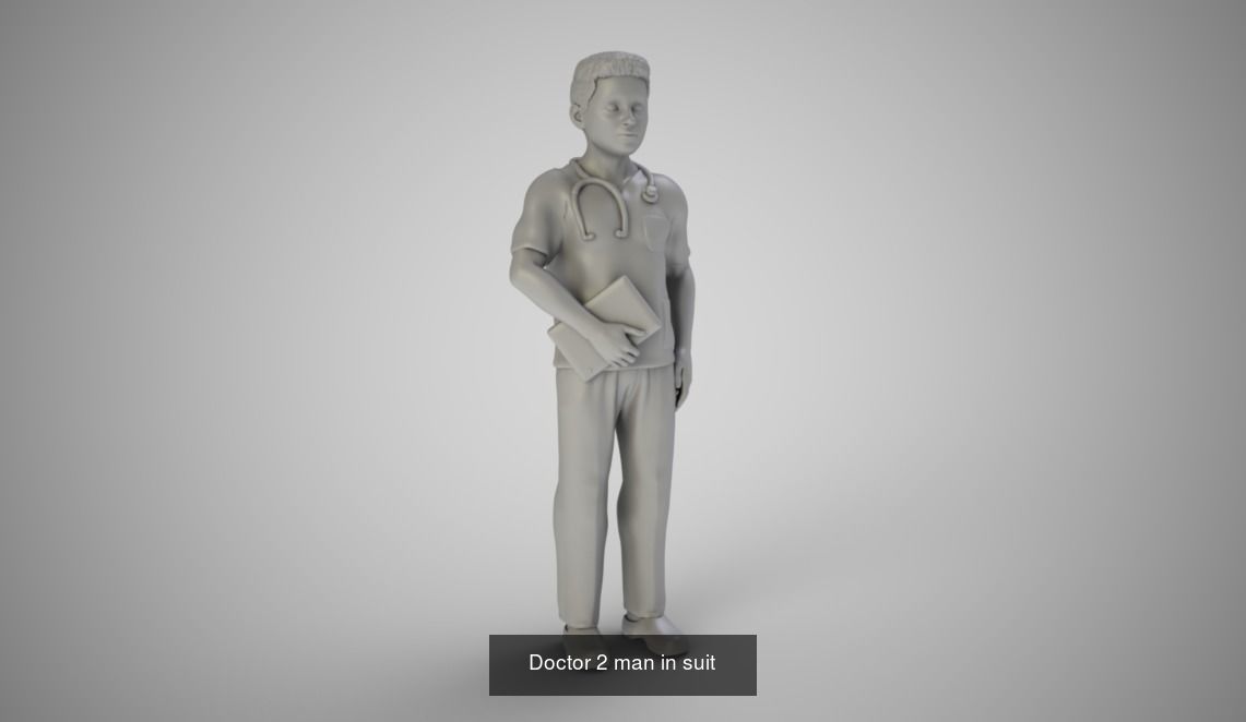 Jobs and Professions 3D Model Collection_5