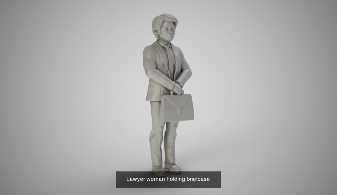 Jobs and Professions 3D Model Collection_4