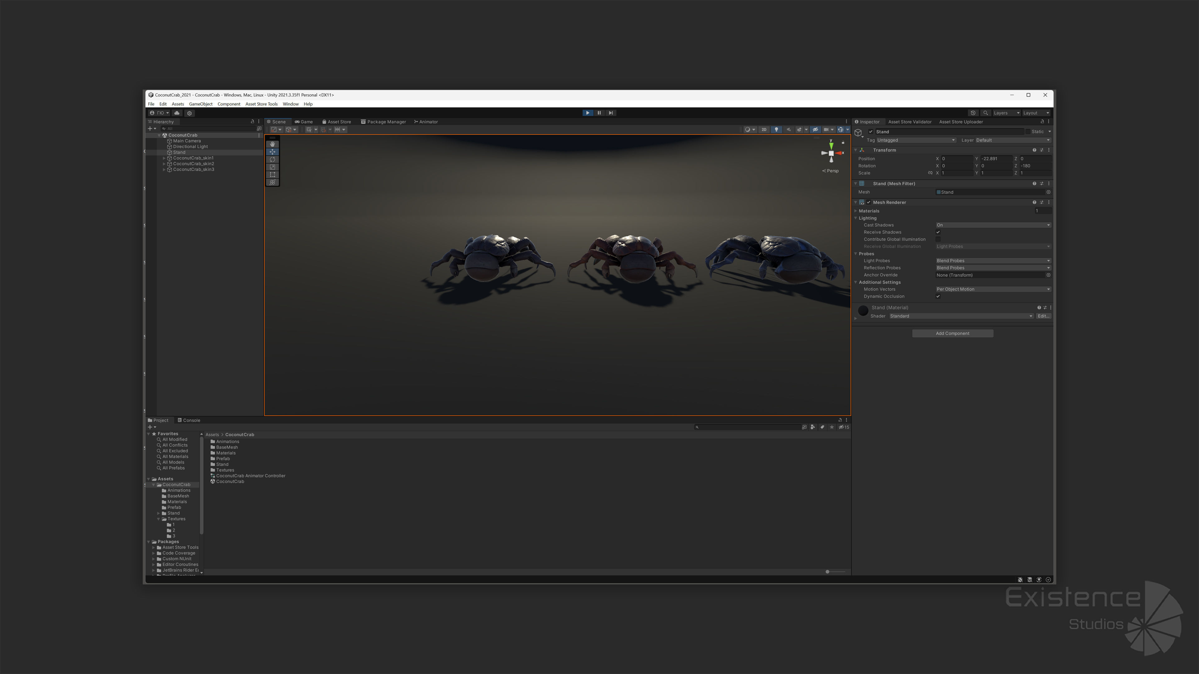 Coconut Crab - Snappy Palm Thief - Underwater Monster - 47 Low-poly 3D model_21