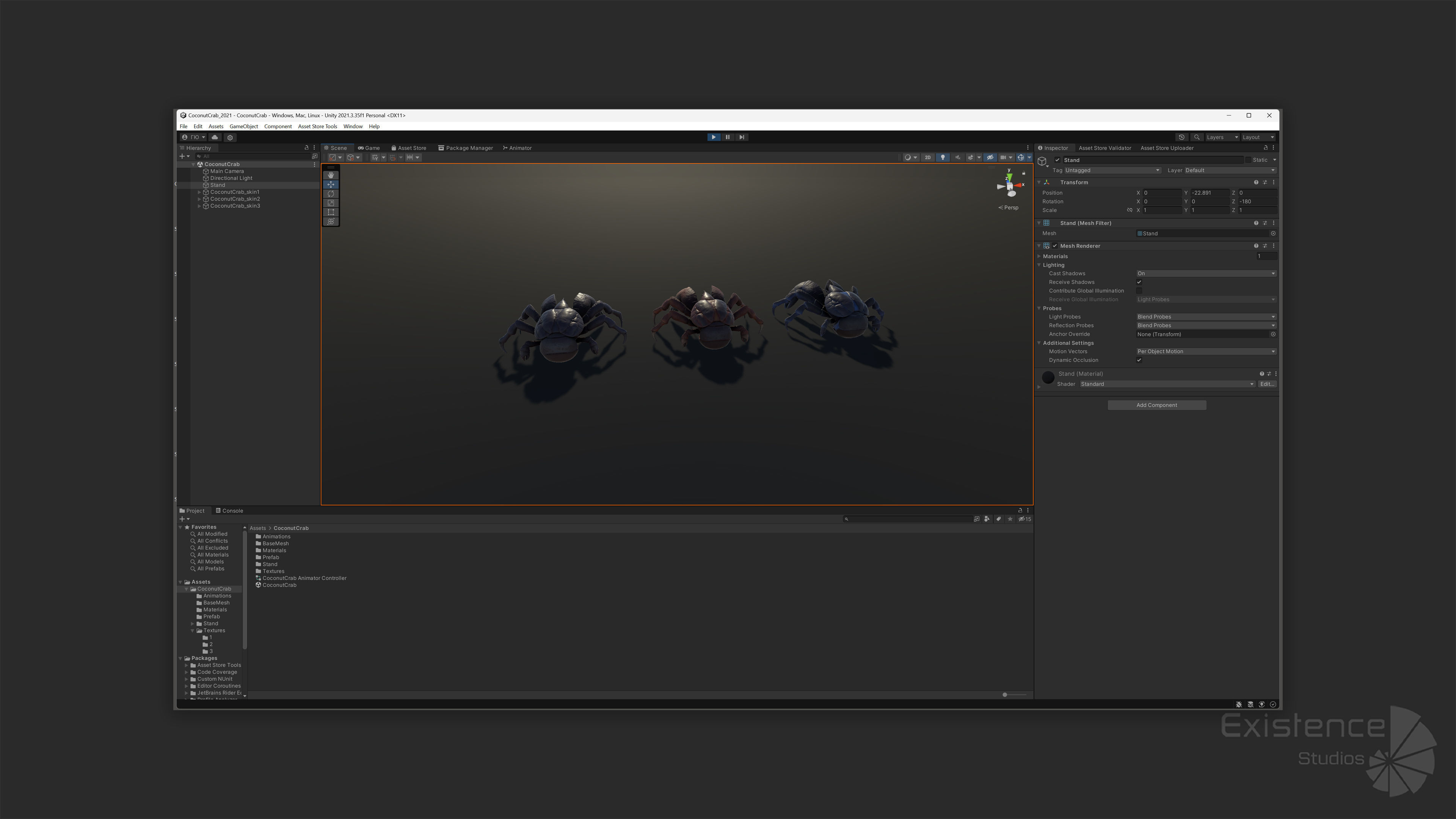 Coconut Crab - Snappy Palm Thief - Underwater Monster - 47 Low-poly 3D model_22