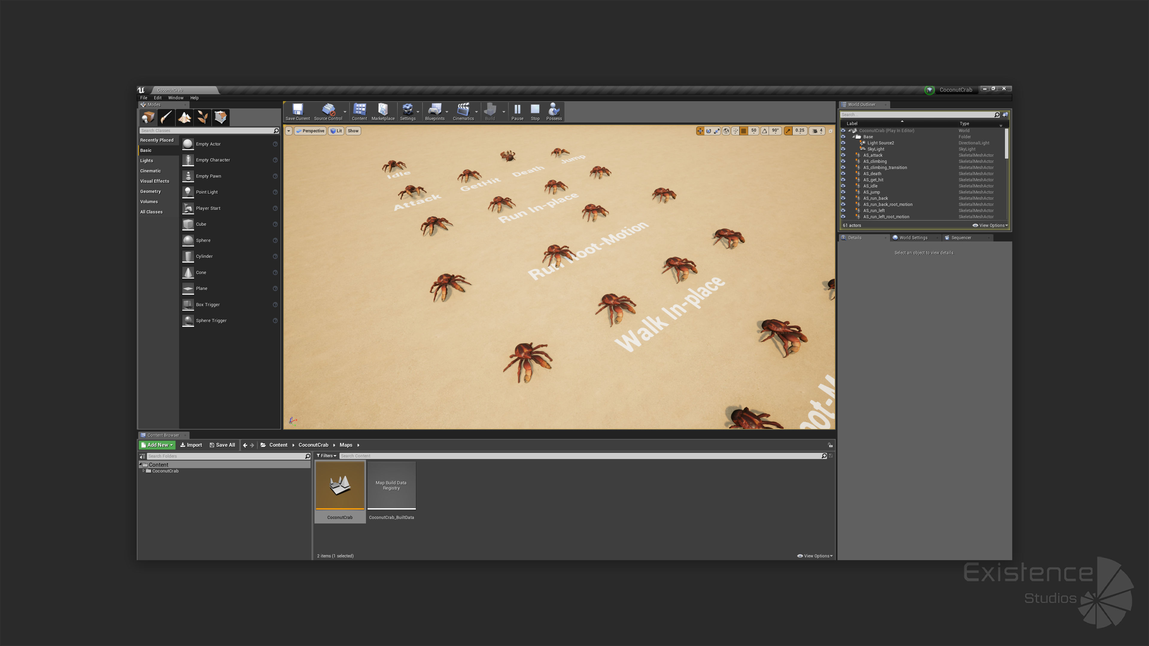 Coconut Crab - Snappy Palm Thief - Underwater Monster - 47 Low-poly 3D model_31