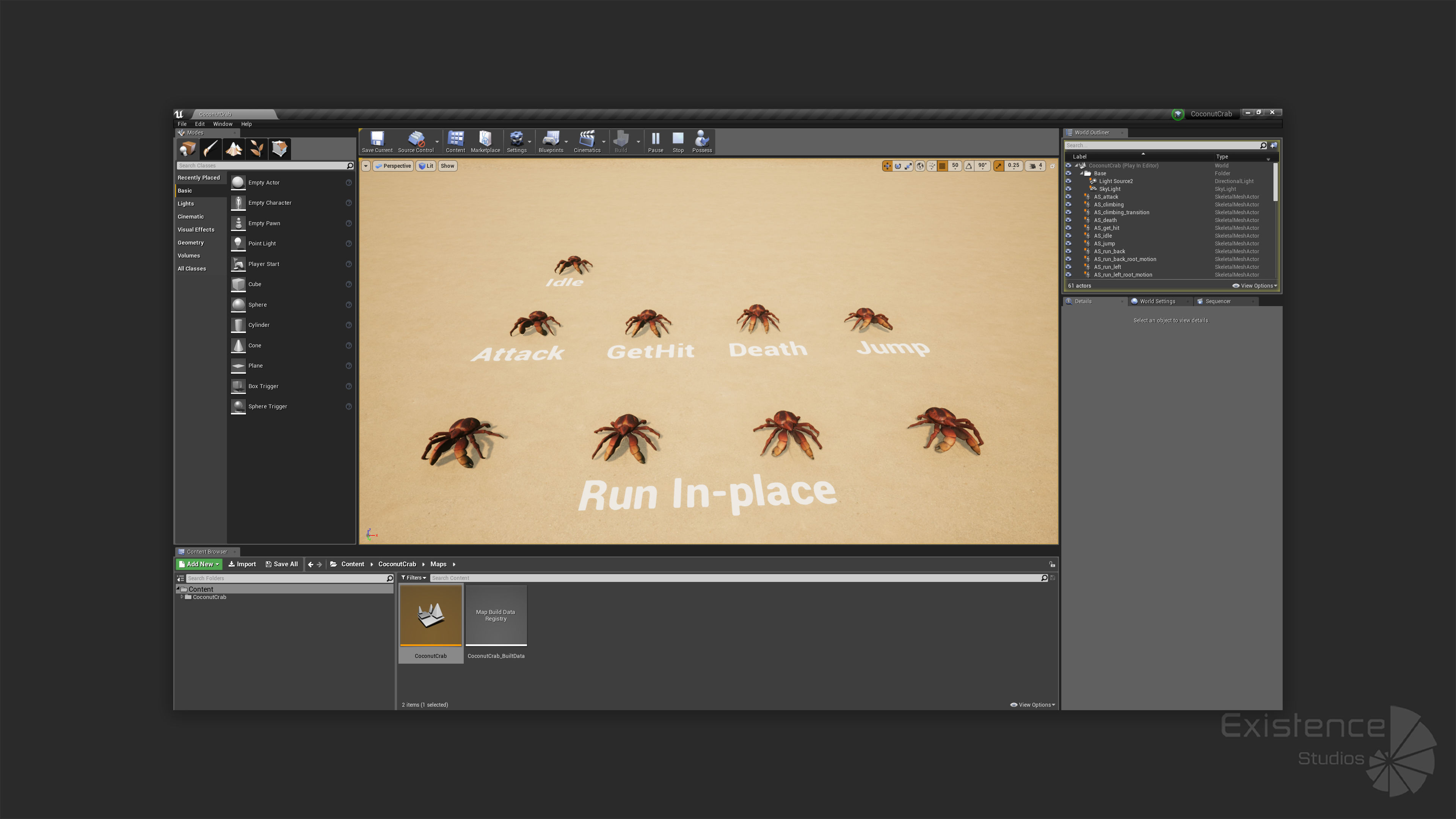 Coconut Crab - Snappy Palm Thief - Underwater Monster - 47 Low-poly 3D model_29