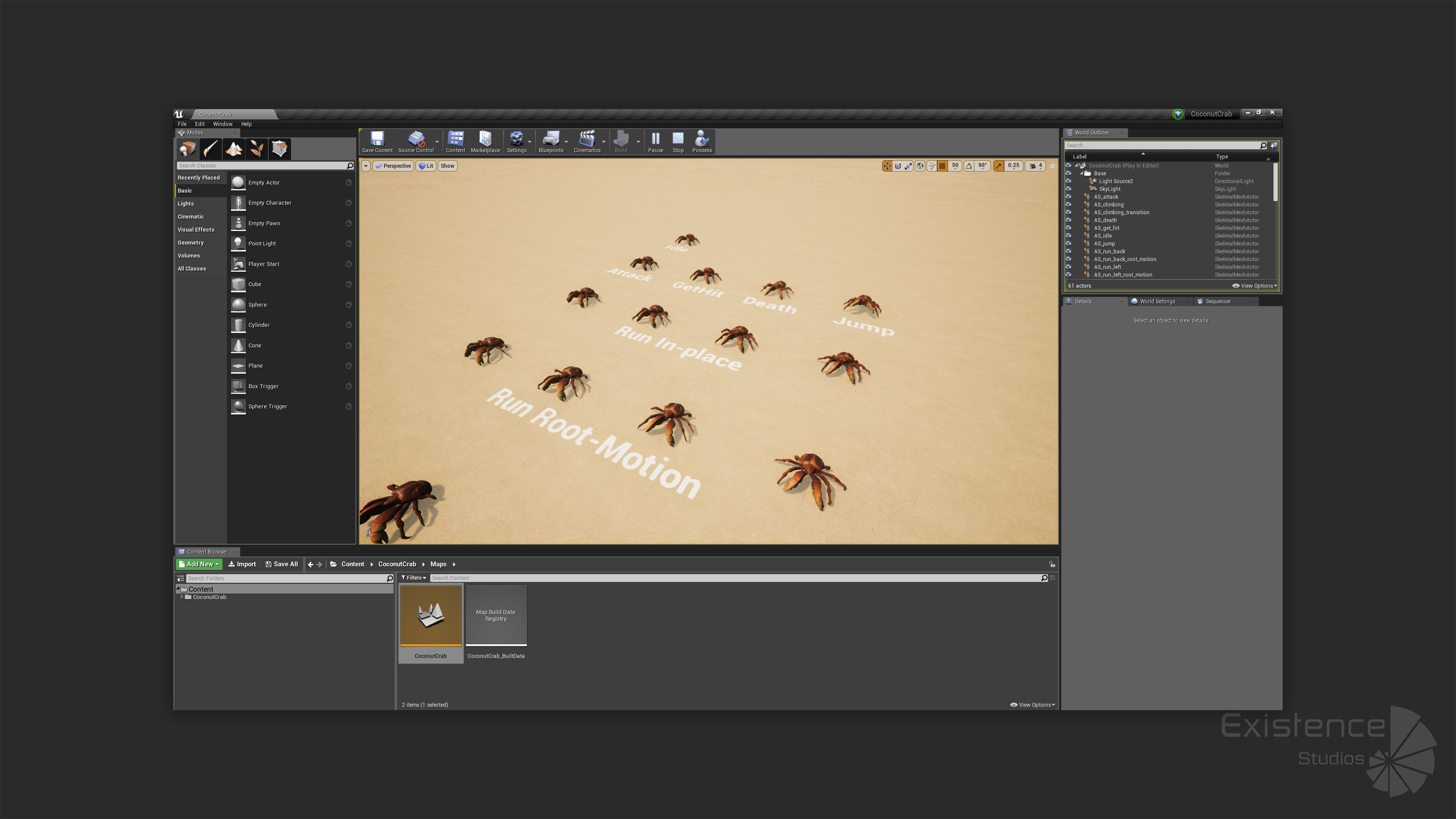Coconut Crab - Snappy Palm Thief - Underwater Monster - 47 Low-poly 3D model_30