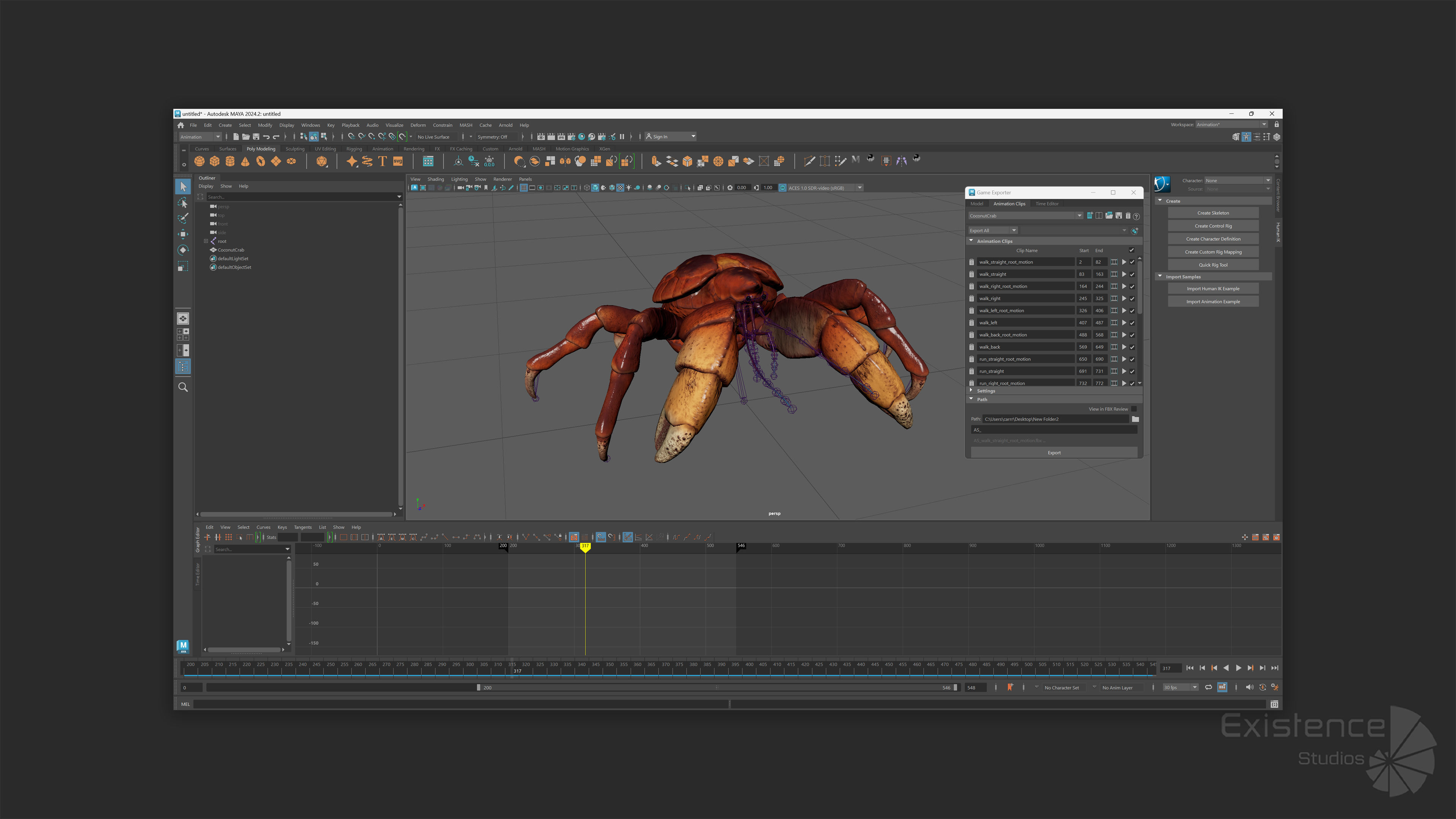 Coconut Crab - Snappy Palm Thief - Underwater Monster - 47 Low-poly 3D model_18