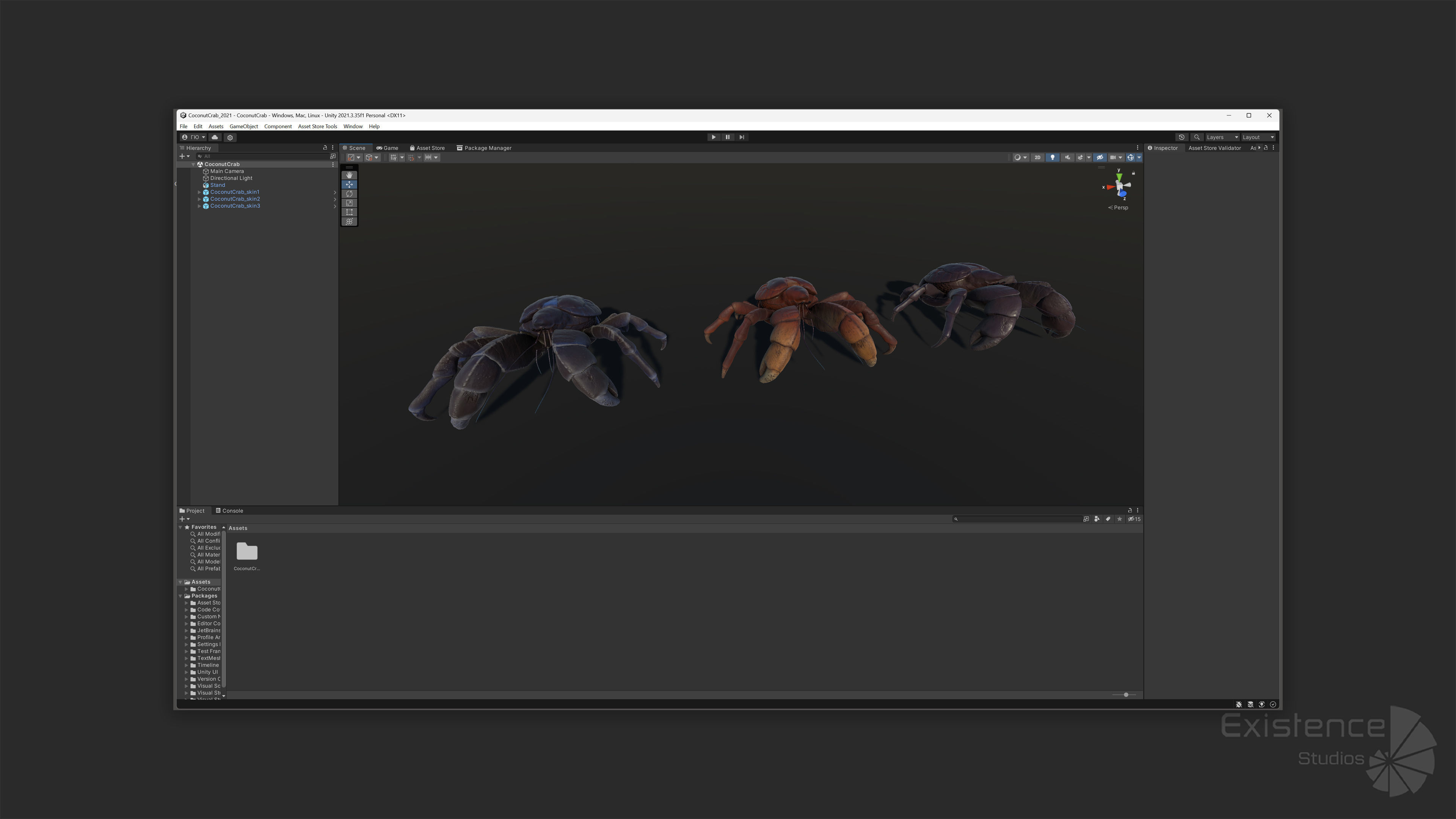 Coconut Crab - Snappy Palm Thief - Underwater Monster - 47 Low-poly 3D model_14