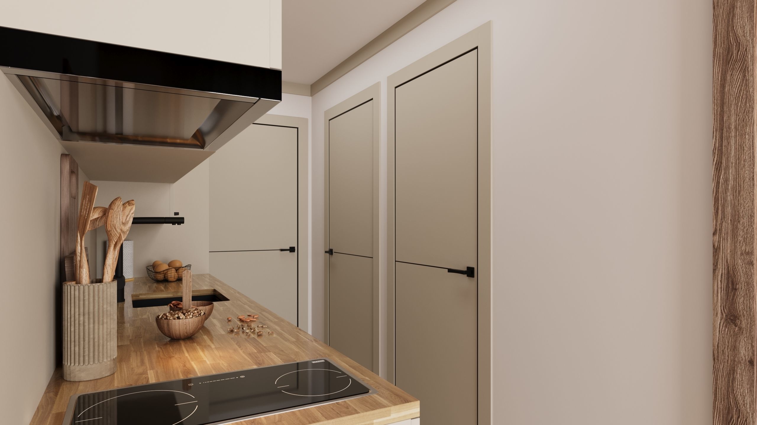 container house interior design 3D model_5