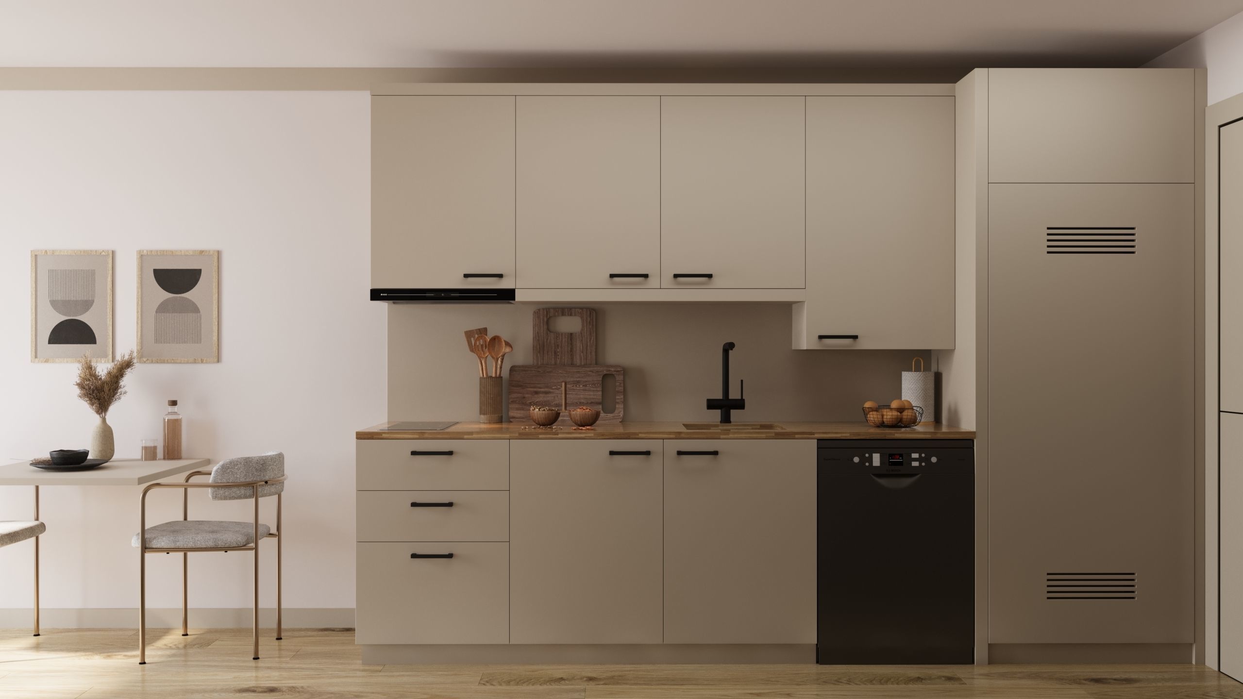 container house interior design 3D model_3