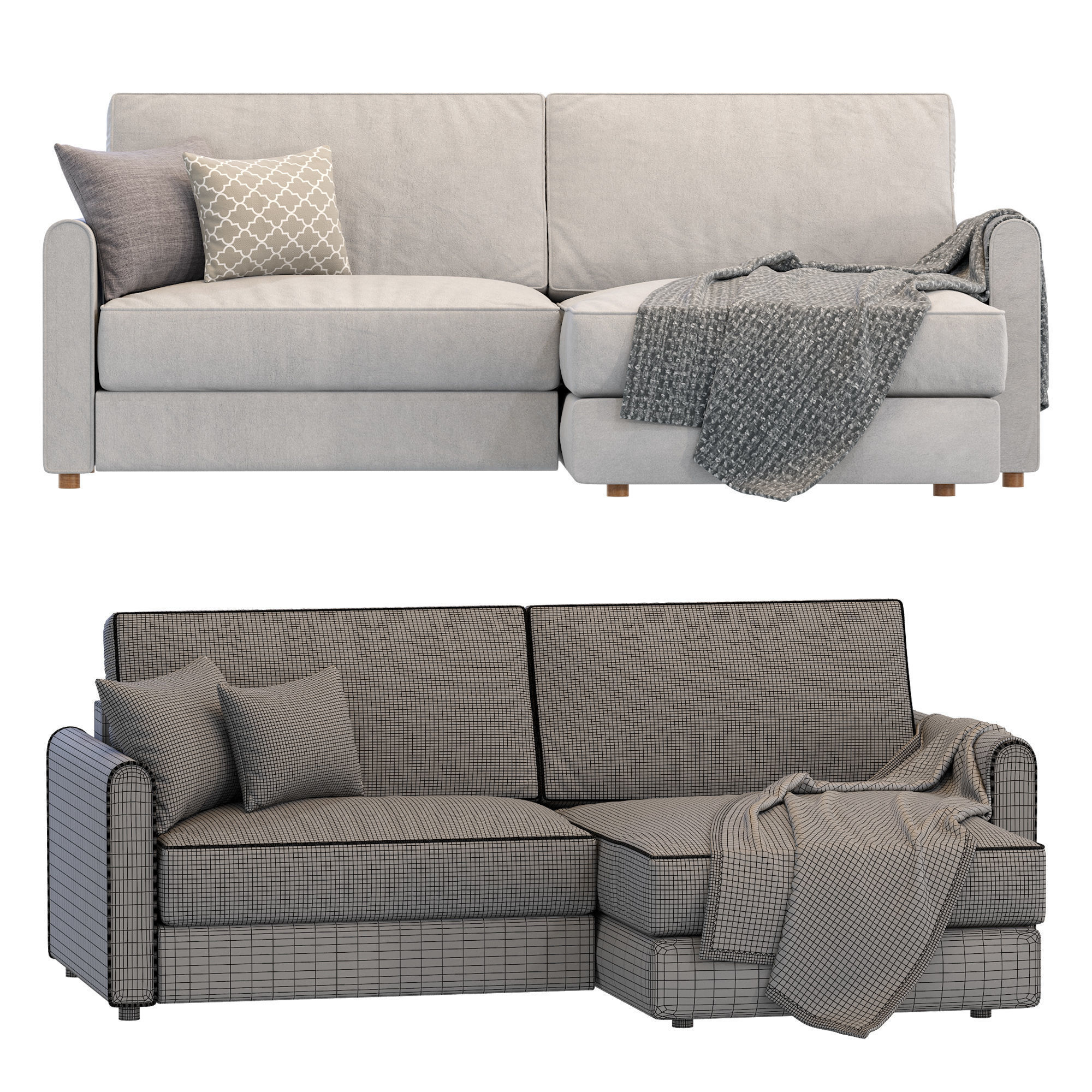Lille Sofa By Divan 3D model_3