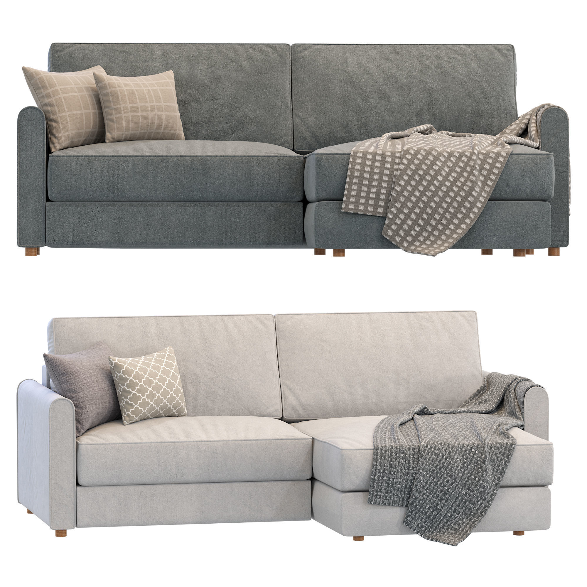 Lille Sofa By Divan 3D model_1