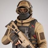 Casual Soldier 13 Low-poly 3D model_5