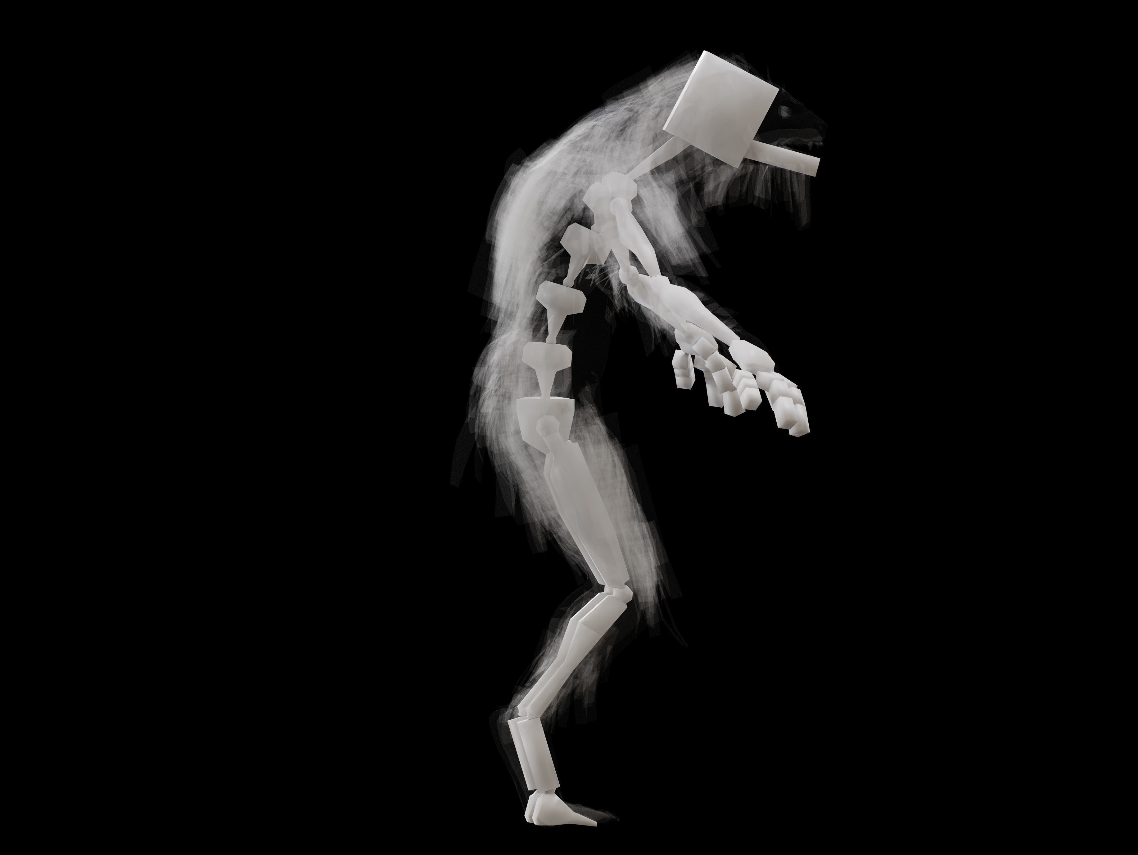 Lycan Low-poly 3D model_15