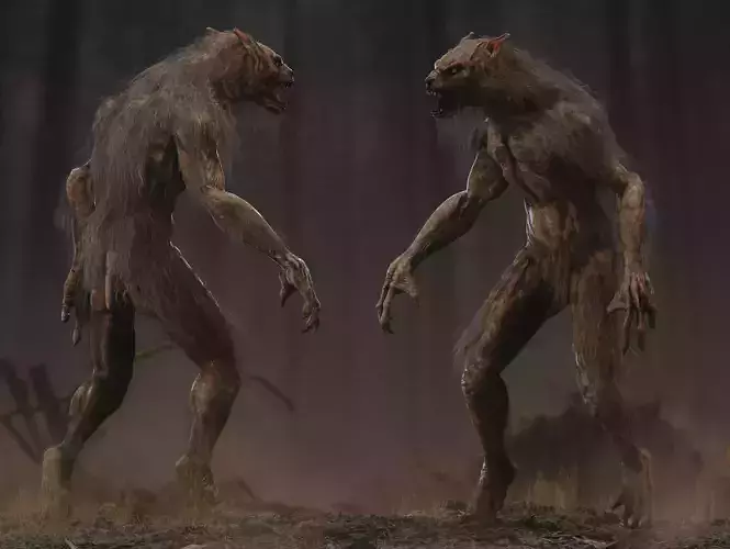 Lycan Low-poly 3D model