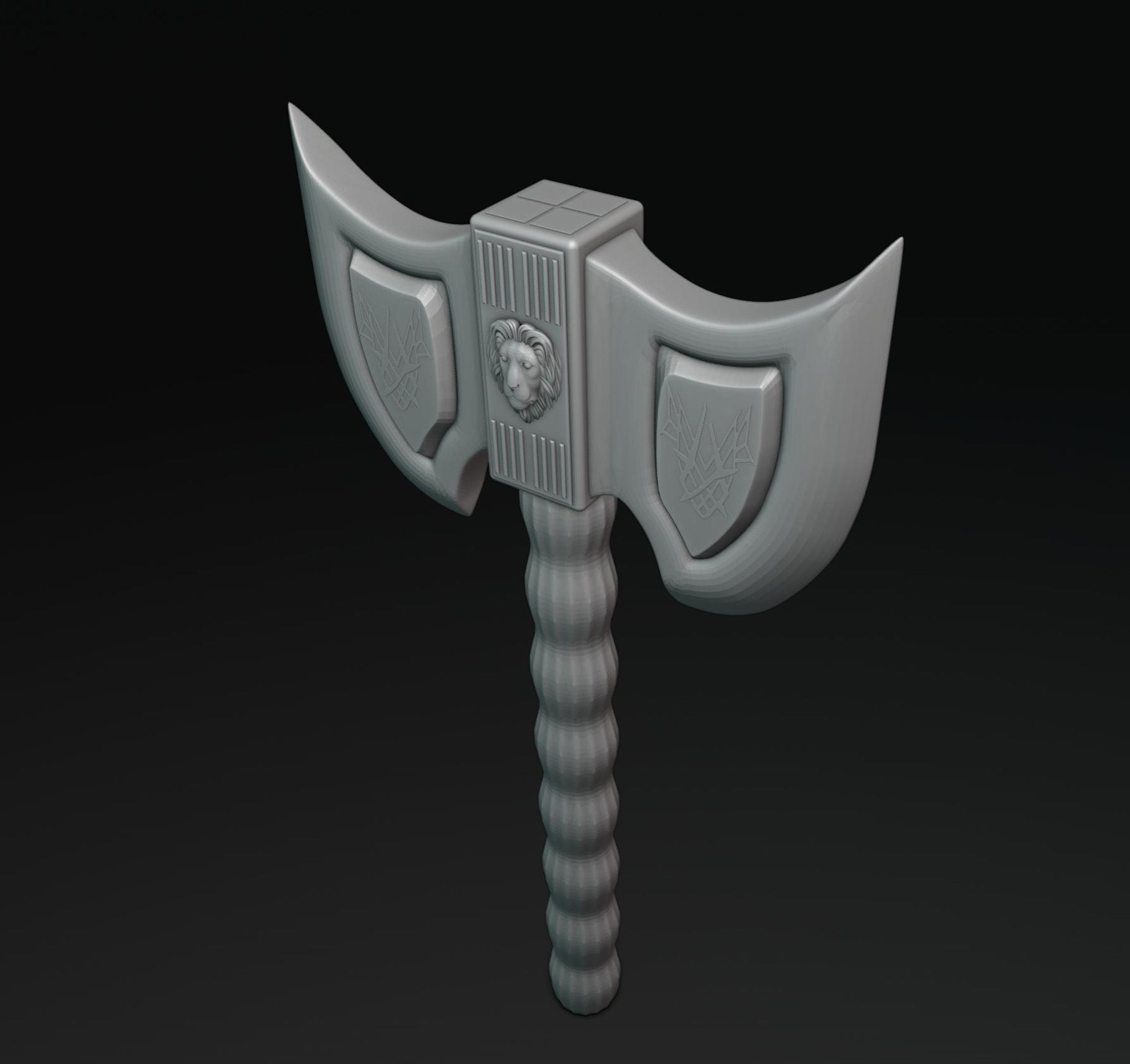 Viking Axe 5 3D print model_1