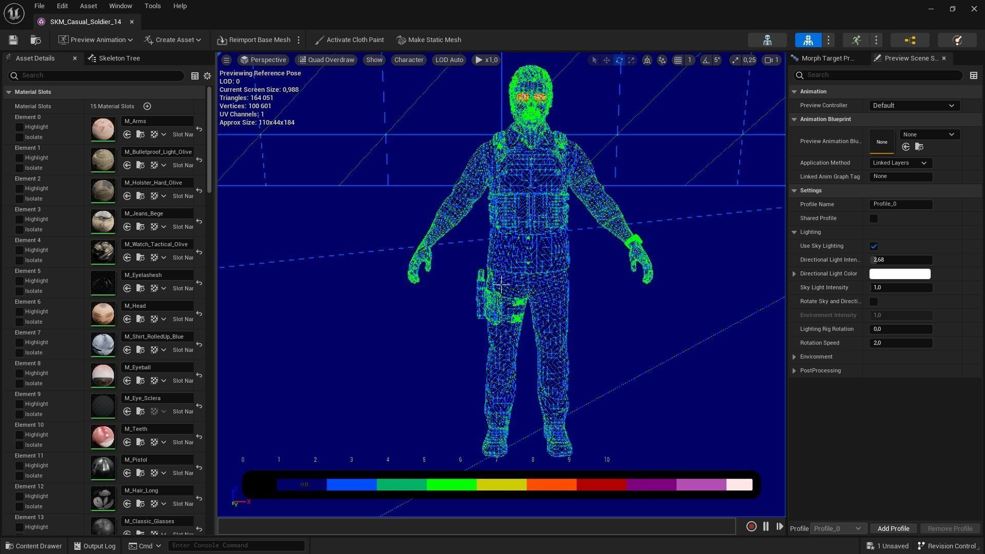 Casual Soldier 14 Low-poly 3D model_4