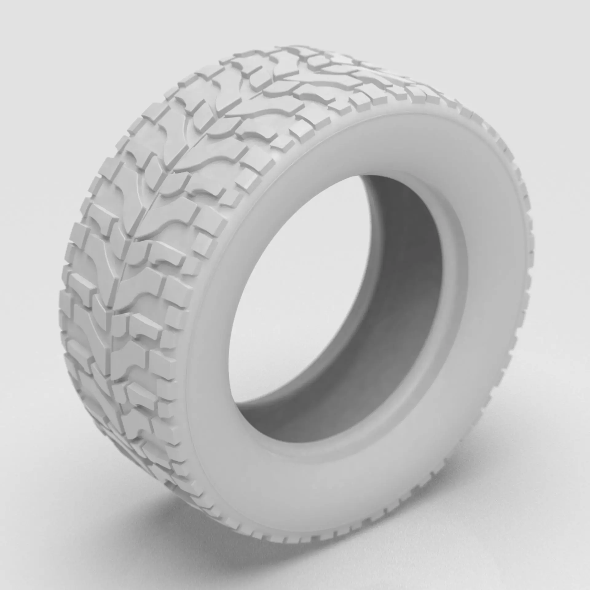High Performance Off Road Tire 3D print model_0