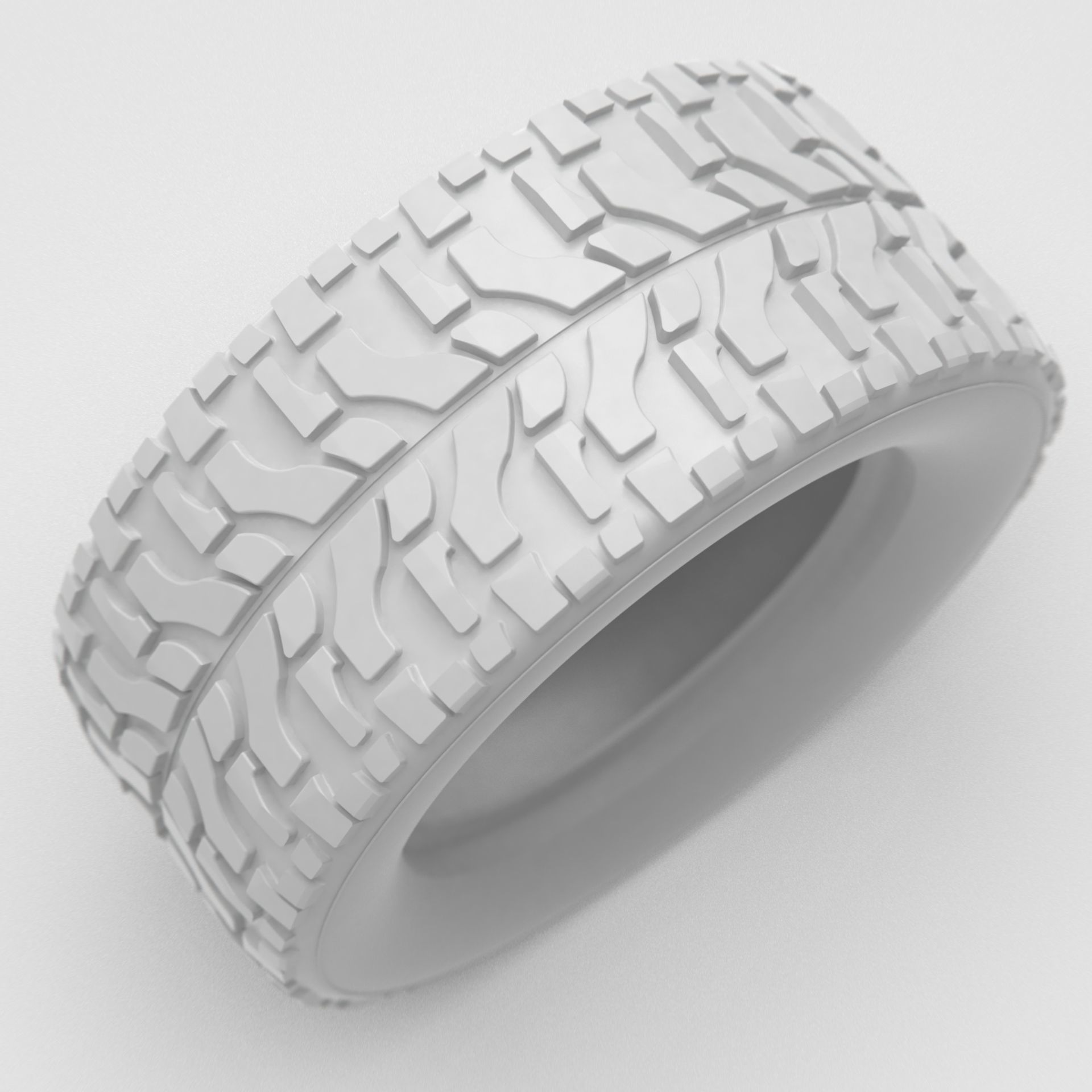 High Performance Off Road Tire 3D print model_6