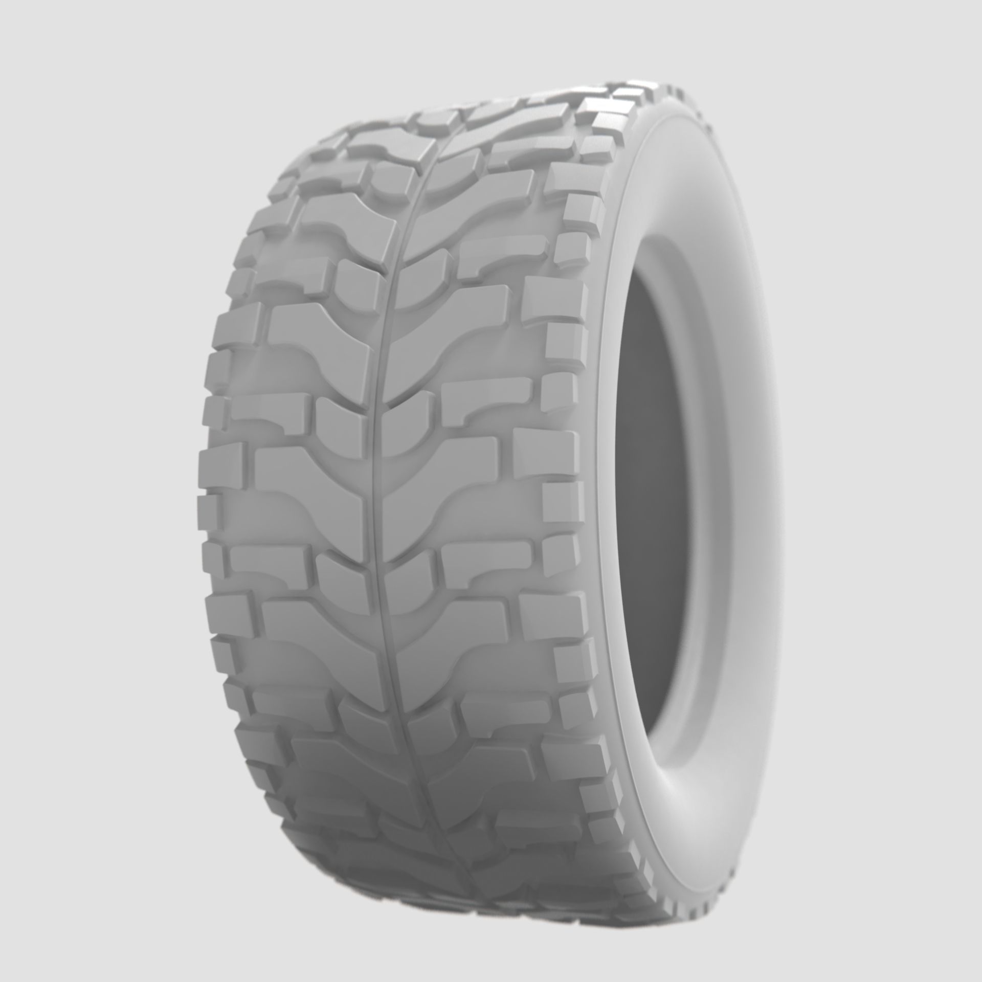 High Performance Off Road Tire 3D print model_11