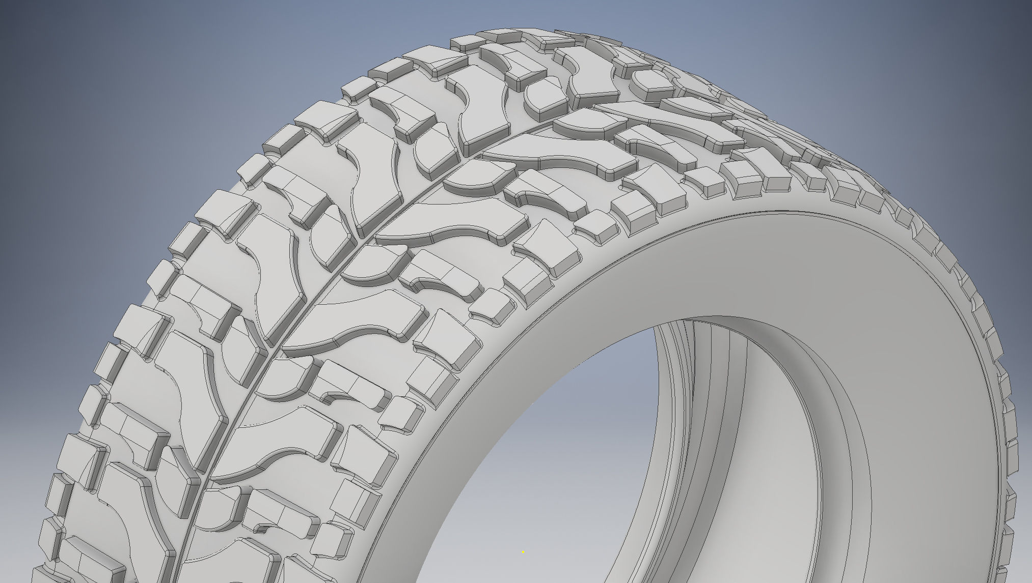 High Performance Off Road Tire 3D print model_3