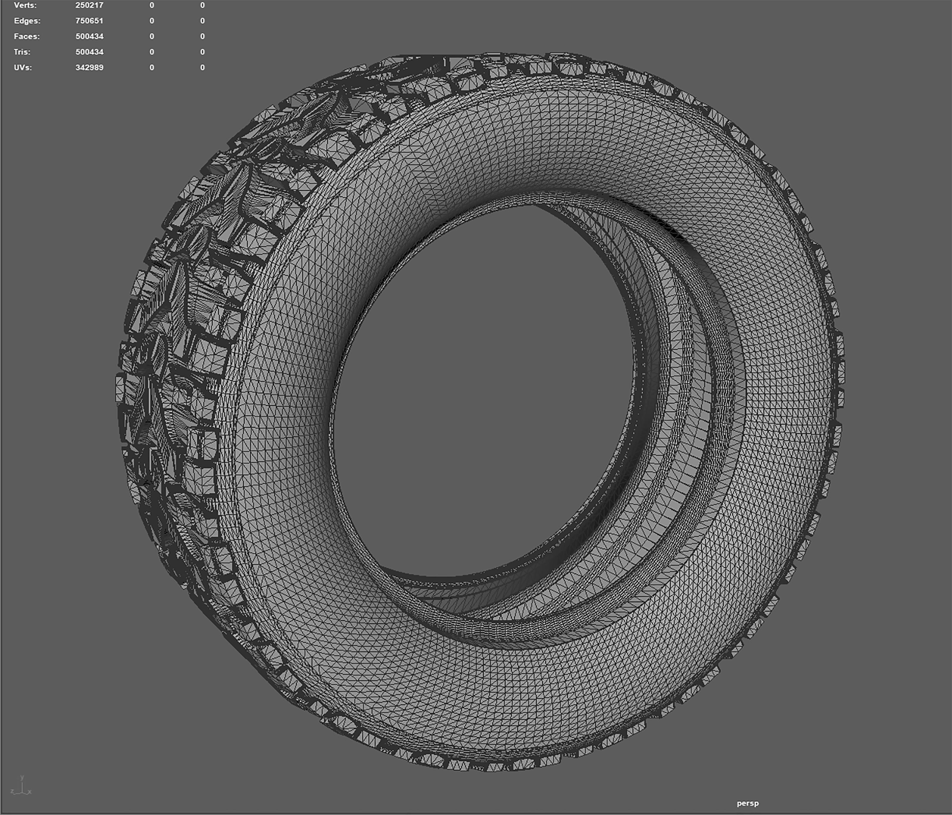 High Performance Off Road Tire 3D print model_12