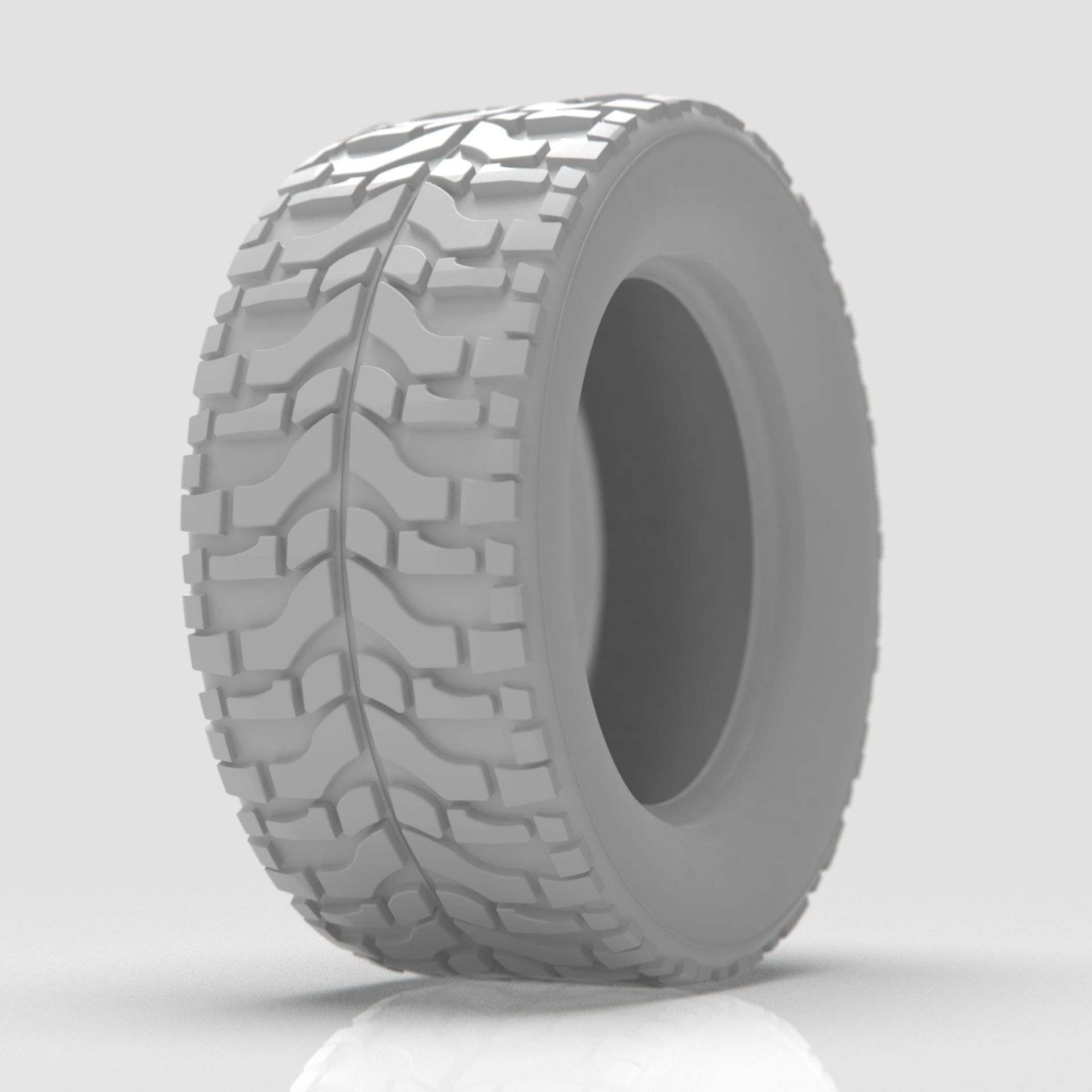 High Performance Off Road Tire 3D print model_7