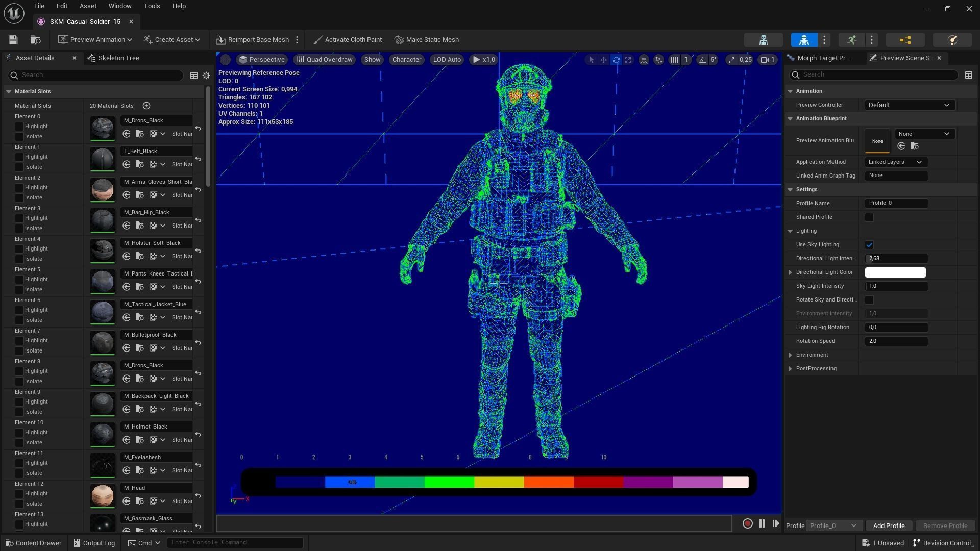 Casual Soldier 15 Low-poly 3D model_4