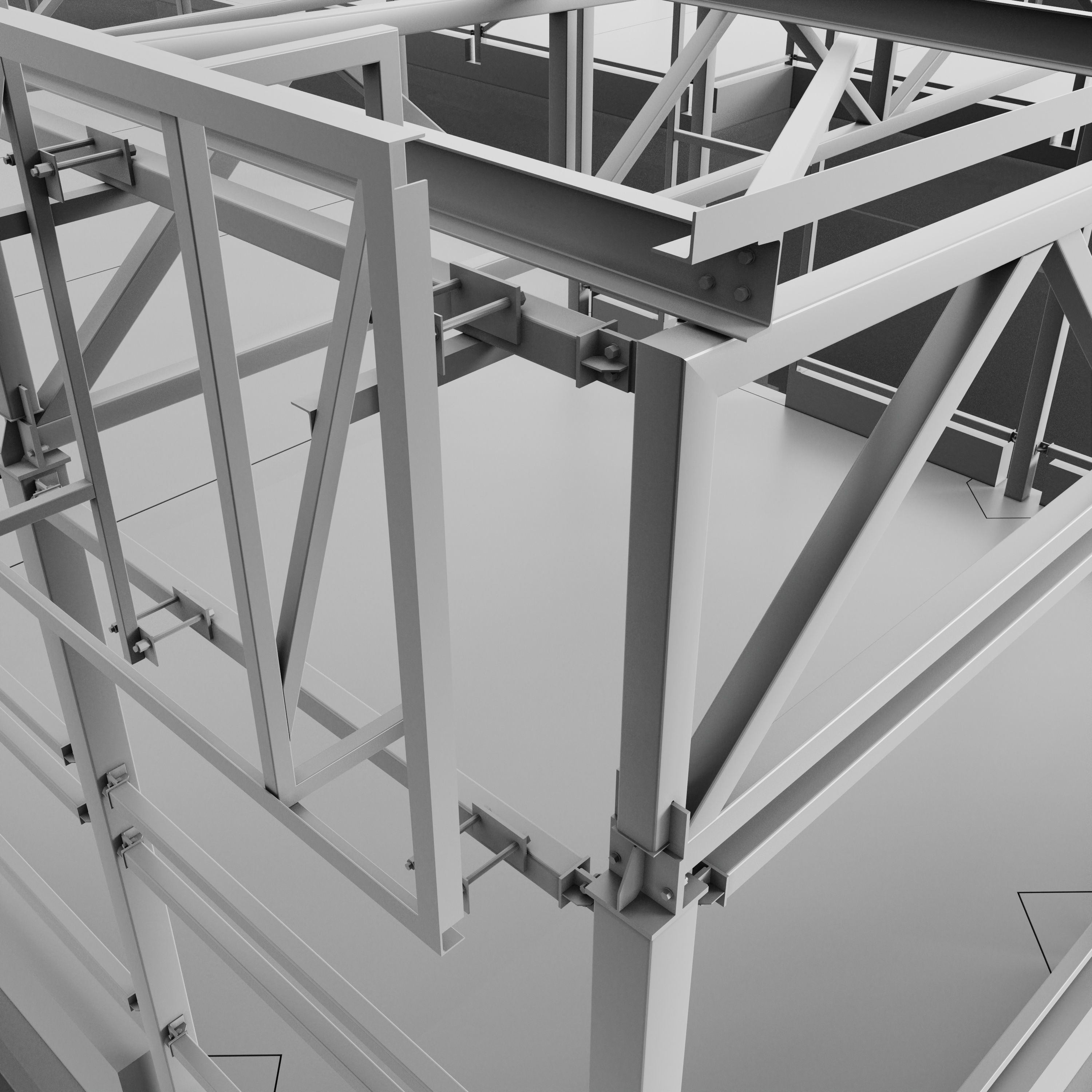 Metal construction 3D model_8